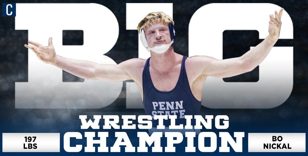Penn State wrestling's Bo Nickal picks up third Big Ten title in continued dominance at 197 pounds